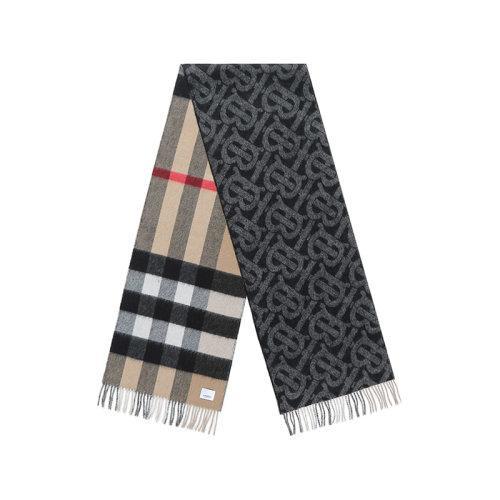 【国内现货】BURBERRY/博柏利 2021款 男女通用款山羊绒长方形围巾 80437321 商品图2