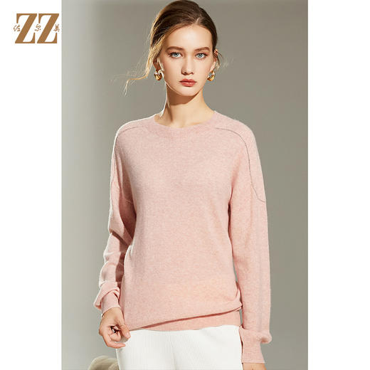 佐尔美2021冬季新款 100%山羊绒气质百搭羊绒衫女E14MS09 商品图3