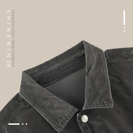 3J0132灯芯绒短款夹克 商品图1