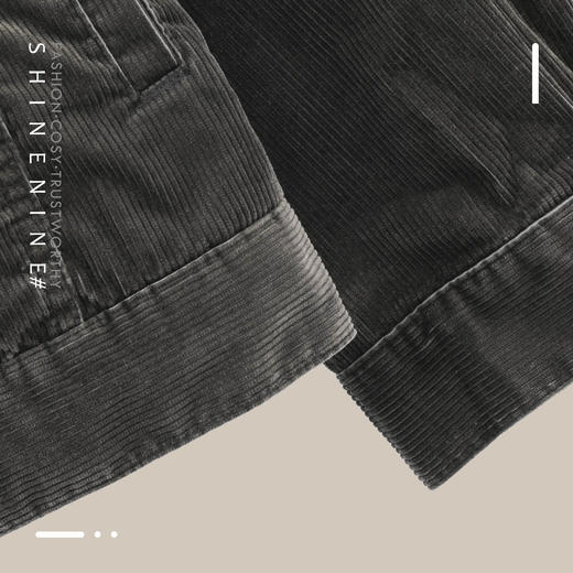 3J0132灯芯绒短款夹克 商品图2