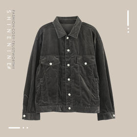 3J0132灯芯绒短款夹克