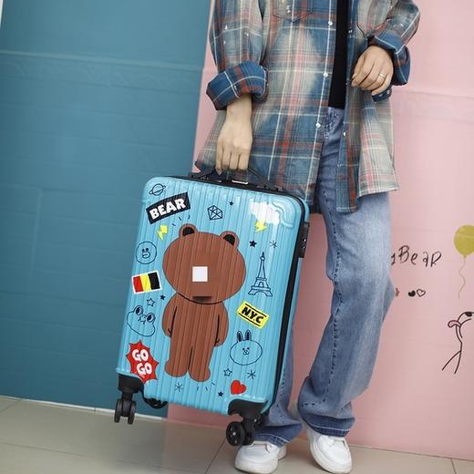 【服饰鞋包】新款20寸卡通小熊儿童拉杆箱18寸万向轮行李箱登机箱 商品图1