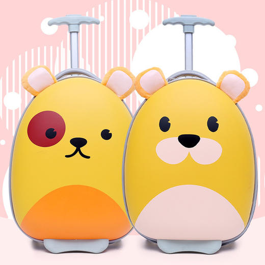 【服饰鞋包】新款16寸儿童拉杆箱新款可爱卡通图案行李箱男女童登机箱 商品图0