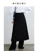 HIDEMI 黑色斜纹羊毛厚款半身裙 商品缩略图4