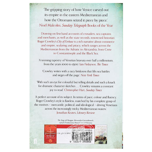 预售 【中商原版】财富之城 威尼斯海洋霸权 City of Fortune How Venice Ruled the Seas Roger Crowley 商品图1