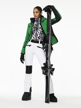 Goldbergh - Letter Ski Pully - Graphic - 女装 - 保暖內衣 - 白色