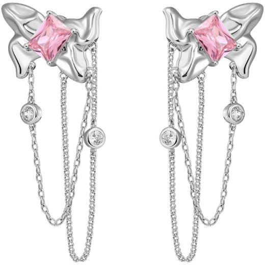 ZEGL设计师蝴蝶流苏耳环女轻奢高级感耳钉ins风耳饰 商品图8