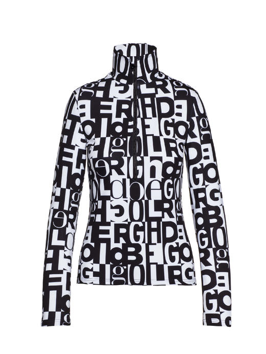 Goldbergh - Letter Ski Pully - Graphic - 女装 - 保暖內衣 - 白色 商品图1