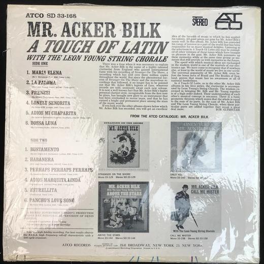 LP黑胶唱片 阿克·比尔克和里昂·杨弦乐合唱团《一点拉丁音乐》 商品图1
