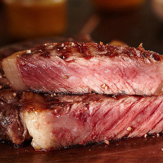 花间肥【4-5片厚切  2斤装】澳洲安格斯谷饲【眼肉牛排】1000克  原肉原切  鲜嫩多汁 可煎可烤 商品图2