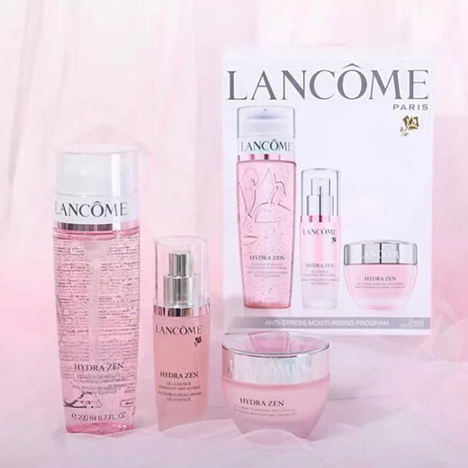 法国兰蔻水份缘三件套（啫喱200ml+精华30ml+面霜50ml） 商品图2