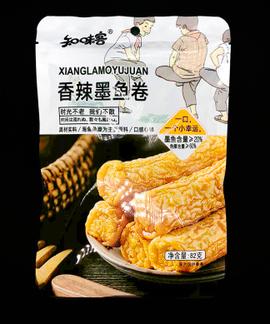 知味客香辣墨鱼卷82g 商品图0