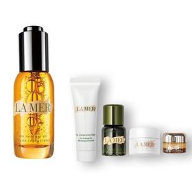 A MER海蓝之谜 臻璨焕活精华油30ml+中小样四件套（洁面+精粹液+面霜+鎏金眼霜） 魔力精华油 多重搭配 保湿修护