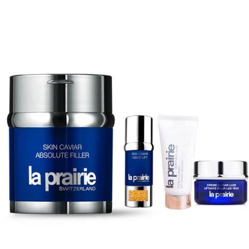 La Prairie/莱珀妮 鱼子精华充盈面霜60ml+中小样三件套（紧颜液7ml+紧致眼霜3ml+泡沫洁面膏50ml） 商品图0