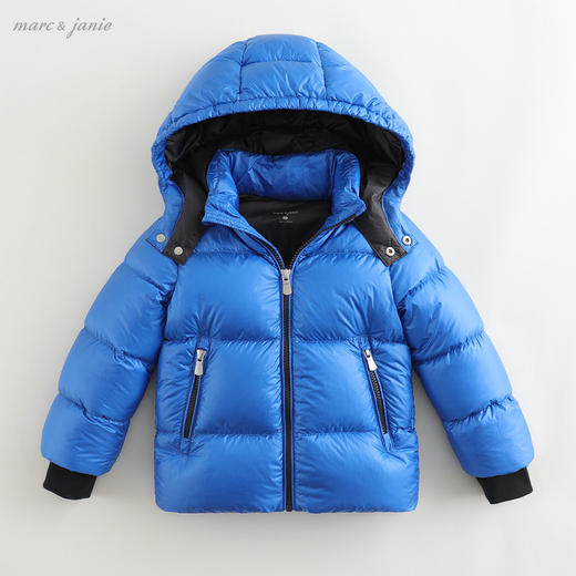马克珍妮新款冬装 男童加厚保暖羽绒服 儿童羽绒外套213685 商品图3