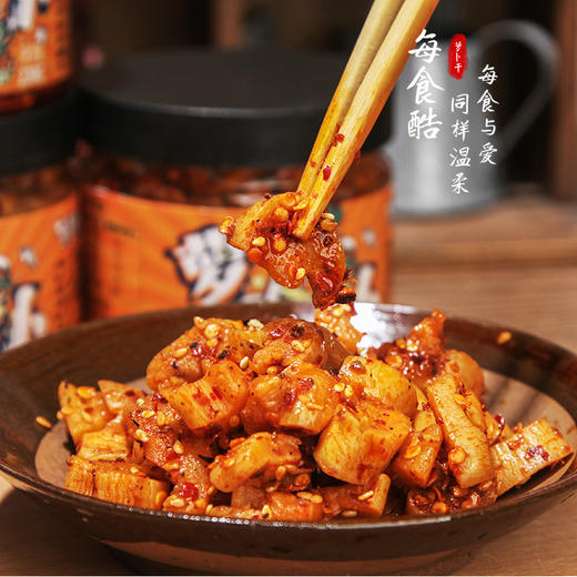 优选丨每食酷麻辣萝卜干下饭菜脆萝卜香辣脆爽开胃咸菜238g*2瓶装 商品图2
