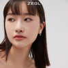 ZEGL向日葵耳环女设计感耳钉925银针不对称秋冬耳饰 商品缩略图5