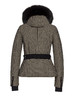 Goldbergh - Claire Jacket Real Fox Fur - Black/Desert - 女装 - 滑雪夹克 - 黑色/棕色 商品缩略图1