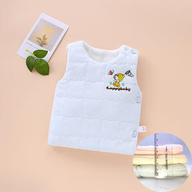 【柔软透气吸汗】A类婴儿马甲秋冬季加棉保暖背心童装新生儿夹棉内胆坎肩
