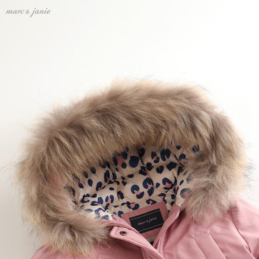 马克珍妮新款冬装 男女童儿童户外防寒中长款羽绒服 210850 商品图3