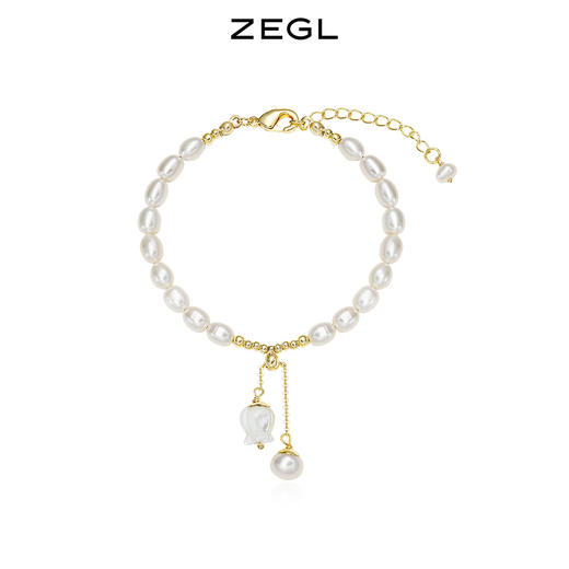 ZEGL花朵珍珠手链女生ins小众设计新款手饰品 商品图3
