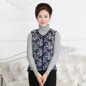 ARN-Y053秋冬保暖背心包边款女士背心 修身型保暖透气V字领