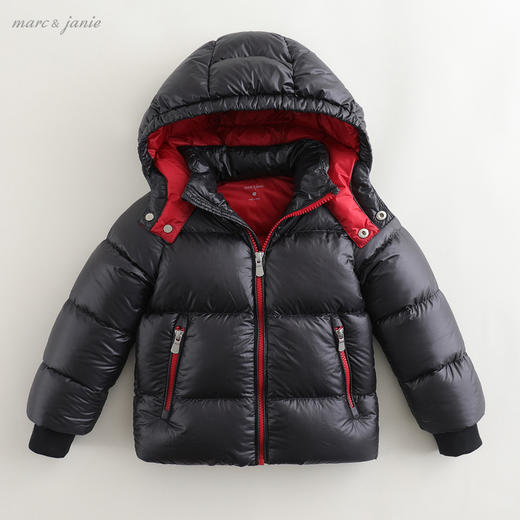 马克珍妮新款冬装 男童加厚保暖羽绒服 儿童羽绒外套213685 商品图2
