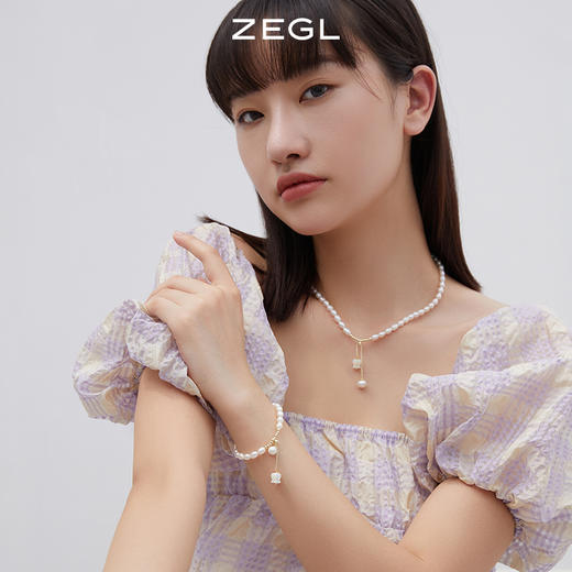 ZEGL花朵珍珠手链女生ins小众设计新款手饰品 商品图1