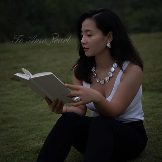 【自然之美】系列淡水Keshi珍珠耳饰/项链/戒指 商品图1