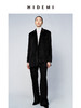 HIDEMI 黑色日本丝绒廓形两粒扣多穿式西装 商品缩略图5