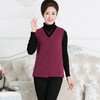 ARN-Y053秋冬保暖背心 休闲女士 修身型保暖透气V字领马甲 商品缩略图4