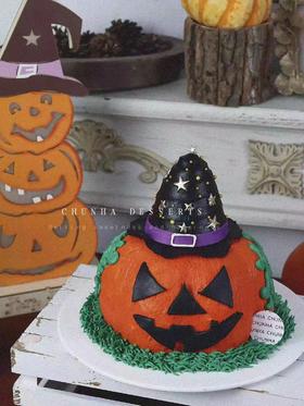 | 万圣节🎃南瓜灯蛋糕 |