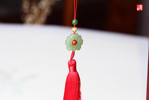 [ 清莲 ]  和田玉青玉挂件 商品图0