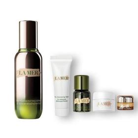 La Mer/海蓝之谜 活颜焕肤精华露30ml +中小样四件套（洁面+精粹液+面霜+鎏金眼霜） 面部精华