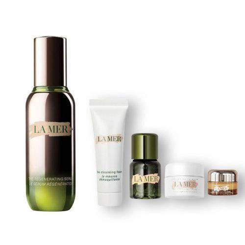 La Mer/海蓝之谜 活颜焕肤精华露30ml +中小样四件套（洁面+精粹液+面霜+鎏金眼霜） 面部精华 商品图0