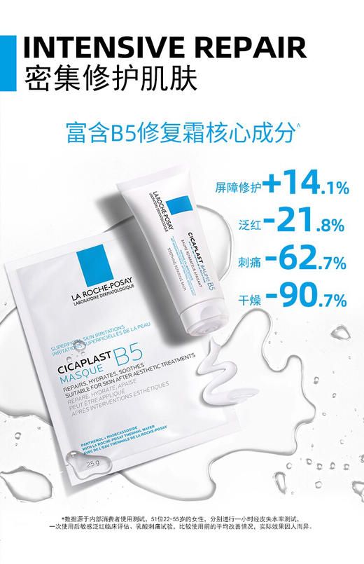 【海关保税直发】理肤泉B5保湿修复面膜-舒敏痘肌祛印-会员5折 商品图1