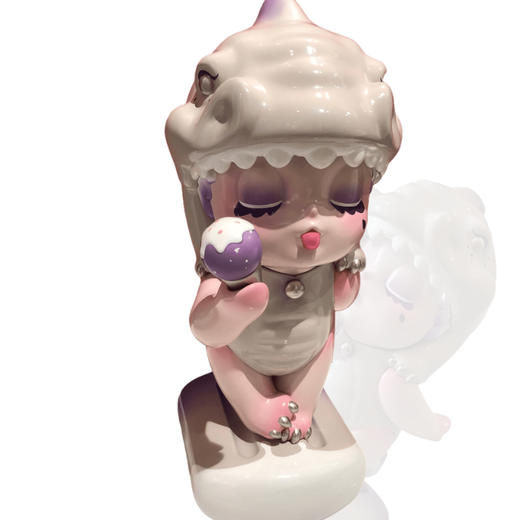 吃冰淇淋的恐龙妹妹-唐自豪 商品图1