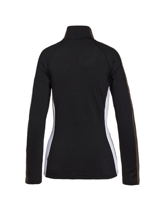 Goldbergh - Glow Ski Pully - Gold - 女装 - 速干 - 黑色/金色 商品图1