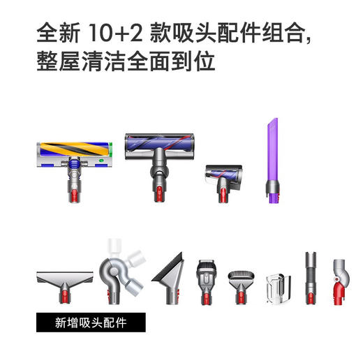 【6F】Dyson戴森V15新品限量黑杆手持无线吸尘器 除螨大吸力 激光探测 商品图1