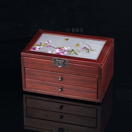蝶恋花 黄花梨妆匣 Zx 植福缘珠宝