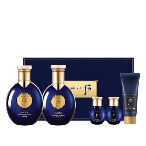 Whoo/后 男士水乳套装 拱辰享君2件套  滋养液140ml+滋养乳100ml+赠小样（洁面40ml+滋养液20ml+滋养乳20ml） 商品图0