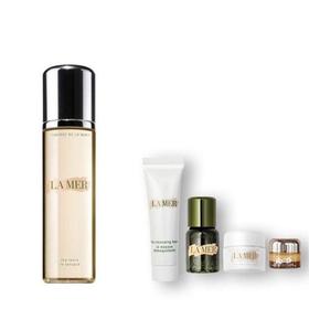 LA MER海蓝之谜 修护焕肤水200ml+中小样四件套（洁面+精粹液+面霜+鎏金眼霜) 净化焕活 保湿修护 二次清洁