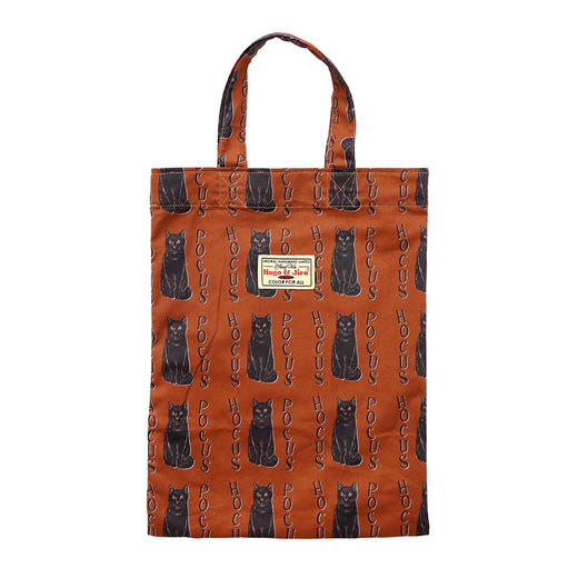 HUJI祤集Ditsy手提袋插画黑猫 商品图1