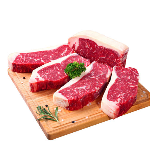 花间肥 【3-5片厚切 1.6-1.8斤】美国安格斯谷饲西冷牛排800克或巴西安格斯900克原肉原切 膏脂肥美  可煎可烤 商品图2