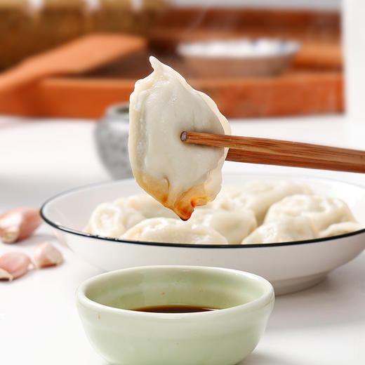 【山东省级非遗技艺】鲅鱼水饺  形如元宝 大袋实惠装  500g/袋（每袋约20个） 商品图3