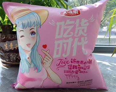 天味家吃货时代粉色番茄味薯片258g 商品图0