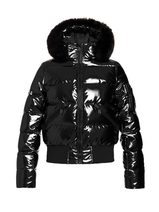 Goldbergh - Ice Jacket Real Fox Fur - Black - 女装 - 滑雪夹克 - 黑色 商品图1