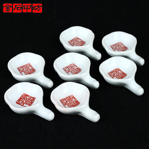 【金石印坊】迷你墨碟 梅花型瓷器小墨碟 小楷篆刻墨蝶 商品图2