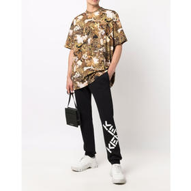 【二】KENZO 高田贤三 箭头标识 男士运动裤 黑色 FB65 PA717 4MS 99