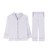 安莉芳 安睡舒适棉系列 舒适丝光棉翻领简约家居服套装 EL7801 商品缩略图2